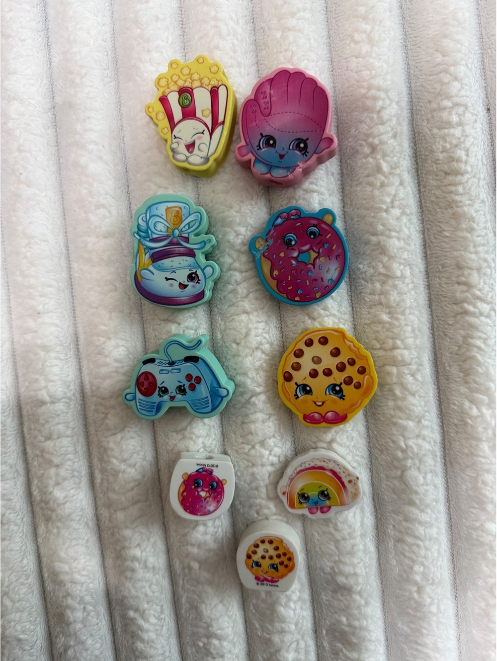 Shopkins 9 Piece Eraser Set